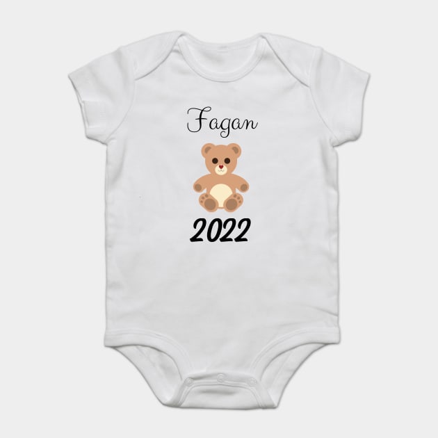 Fagan Family 2022 Black Baby Bodysuit by drewreynoldssss